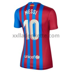 Fußballtrikot FC Barcelona Lionel Messi 10 Dame Heim 2021-2022 Kurzarm