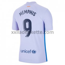 Fußballtrikot FC Barcelona Memphis Depay 9 Auswärts 2021-2022 Kurzarm