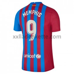 Fußballtrikot FC Barcelona Memphis Depay 9 Heim 2021-2022 Kurzarm