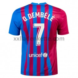 Fußballtrikot FC Barcelona O. Dembele 7 Heim 2021-2022 Kurzarm