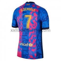 Fußballtrikot FC Barcelona O. Dembele 7 Ausweich 2021-2022 Kurzarm
