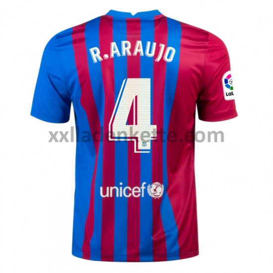 Fußballtrikot FC Barcelona Ronald Araujo 4 Heim 2021-2022 Kurzarm