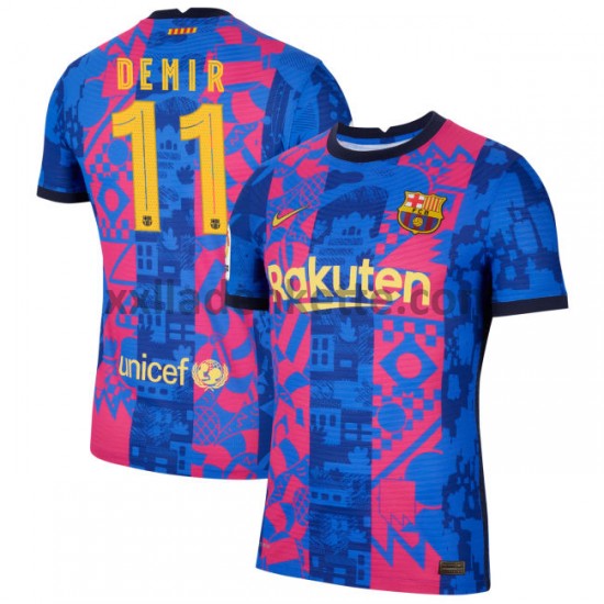 Fußballtrikot FC Barcelona Yusuf Demir 11 Ausweich 2021-2022 Kurzarm