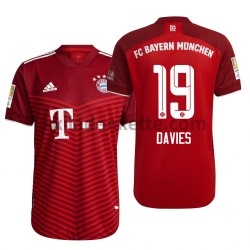 Fußballtrikot FC Bayern München Alphonso Davies 19 Heim 2021-2022 Kurzarm