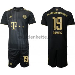 Fußballtrikot FC Bayern München Alphonso Davies 19 Kinder Auswärts 2021-2022 Kurzarm