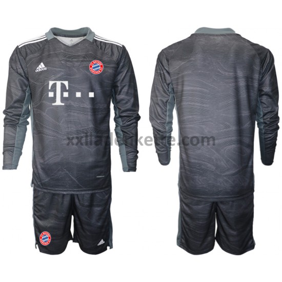 Fußballtrikot FC Bayern München Torwart Kinder Auswärts 2021-2022 Langarm