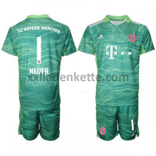 Fußballtrikot FC Bayern München Torwart Manuel Neuer 1 Kinder Ausweich 2021-2022 Kurzarm