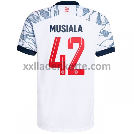 Fußballtrikot FC Bayern München Jamal Musiala 42 Ausweich 2021-2022 Kurzarm