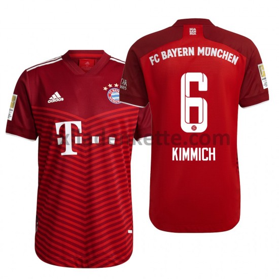 Fußballtrikot FC Bayern München Joshua Kimmich 6 Heim 2021-2022 Kurzarm