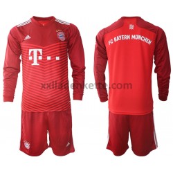 Fußballtrikot FC Bayern München Kinder Heim 2021-2022 Langarm