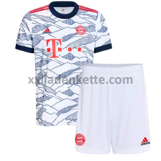 Fußballtrikot FC Bayern München Ausweich Kinder 2021-2022 Kurzarm