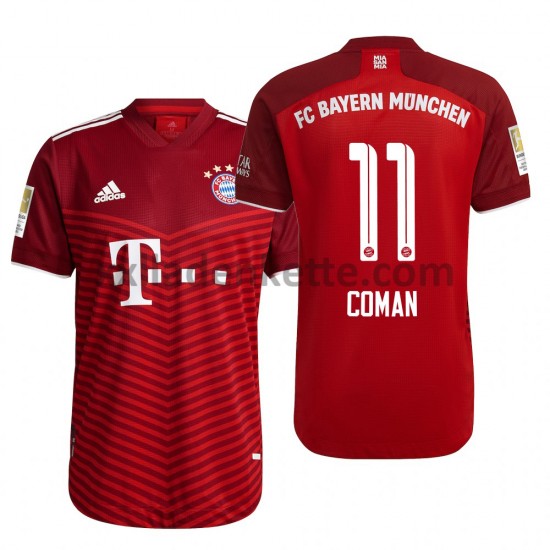 Fußballtrikot FC Bayern München Kingsley Coman 11 Heim 2021-2022 Kurzarm