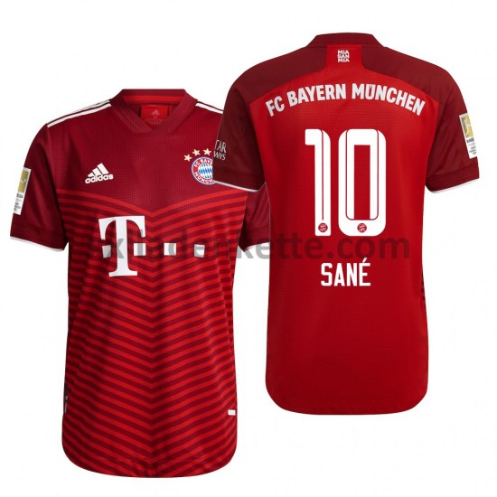 Fußballtrikot FC Bayern München Leroy Sane 10 Heim 2021-2022 Kurzarm