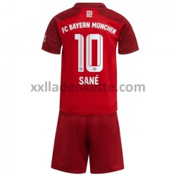 Fußballtrikot FC Bayern München Leroy Sane 10 Kinder Heim 2021-2022 Kurzarm