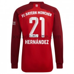 Fußballtrikot FC Bayern München Lucas Hernandez 21 Heim 2021-2022 Langarm