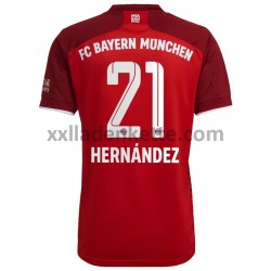 Fußballtrikot FC Bayern München Lucas Hernandez 21 Heim 2021-2022 Kurzarm