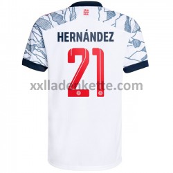 Fußballtrikot FC Bayern München Lucas Hernandez 21 Ausweich 2021-2022 Kurzarm