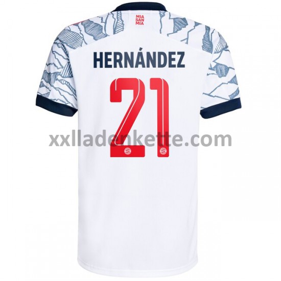 Fußballtrikot FC Bayern München Lucas Hernandez 21 Ausweich 2021-2022 Kurzarm