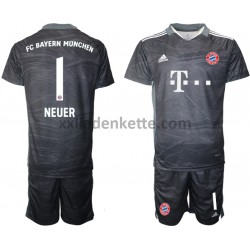 Fußballtrikot FC Bayern München Manuel Neuer 1 Torwart Kinder Auswärts 2021-2022 Kurzarm