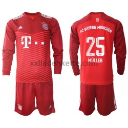 Fußballtrikot FC Bayern München Thomas Müller 25 Kinder Heim 2021-2022 Langarm