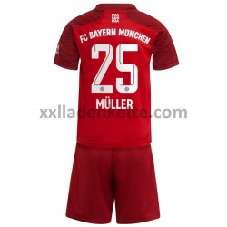 Fußballtrikot FC Bayern München Thomas Müller 25 Kinder Heim 2021-2022 Kurzarm