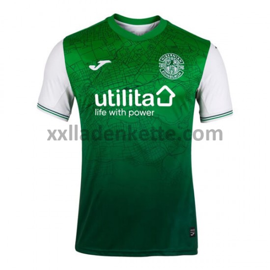 Fußballtrikot Hibernian Heim 2021-2022 Kurzarm