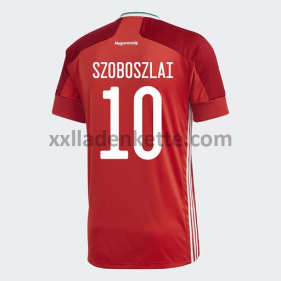 Fußballtrikot Ungarn Dominik Szoboszlai 10 Heim EURO 2020 Kurzarm