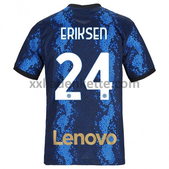 Fußballtrikot Inter Mailand Christian Eriksen 24 Heim 2021-2022 Kurzarm