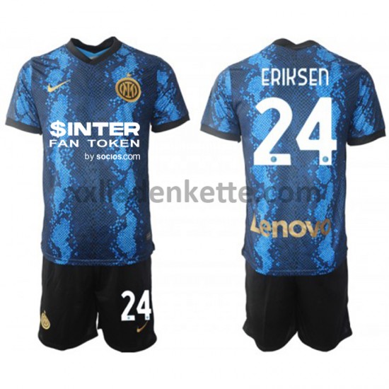 Fußballtrikot Inter Mailand Christian Eriksen 24 Kinder Heim 2021-2022 Kurzarm