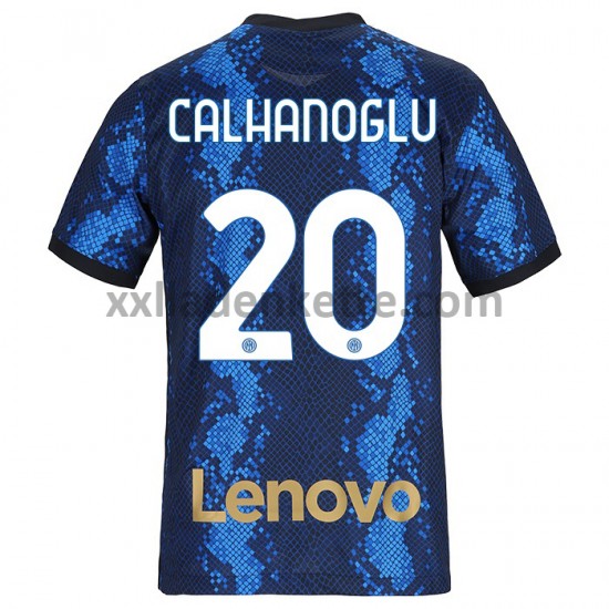 Fußballtrikot Inter Mailand Hakan Calhanoglu 20 Heim 2021-2022 Kurzarm