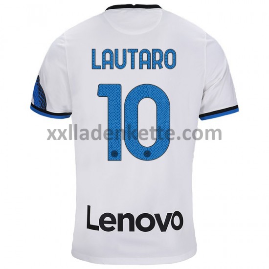Fußballtrikot Inter Mailand Lautaro Martinez 10 Auswärts 2021-2022 Kurzarm