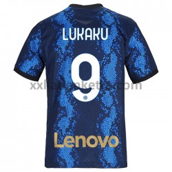 Fußballtrikot Inter Mailand Romelu Lukaku 9 Heim 2021-2022 Kurzarm