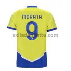 Fußballtrikot Juventus Turin Alvaro Morata 9 Ausweich 2021-2022 Kurzarm
