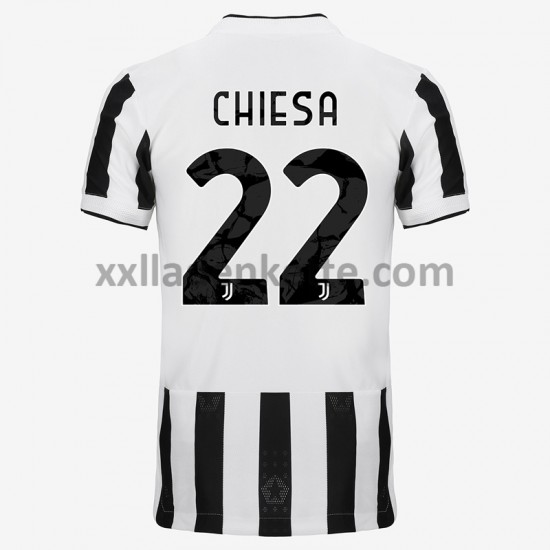 Fußballtrikot Juventus Turin Federico Chiesa 22 Heim 2021-2022 Kurzarm