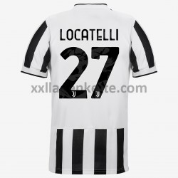 Fußballtrikot Juventus Turin Manuel Locatelli 27 Heim 2021-2022 Kurzarm