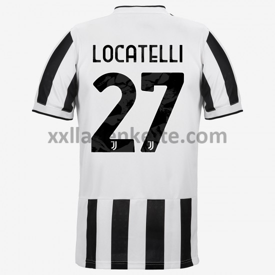Fußballtrikot Juventus Turin Manuel Locatelli 27 Heim 2021-2022 Kurzarm
