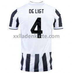Fußballtrikot Juventus Turin Matthijs de Ligt 4 Heim 2021-2022 Kurzarm