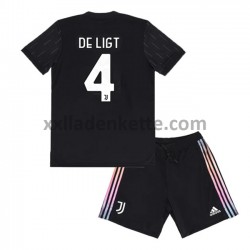 Fußballtrikot Juventus Turin Matthijs de Ligt 4 Kinder Auswärts 2021-2022 Kurzarm