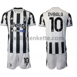 Fußballtrikot Juventus Turin Paulo Dybala 10 Kinder Heim 2021-2022 Kurzarm