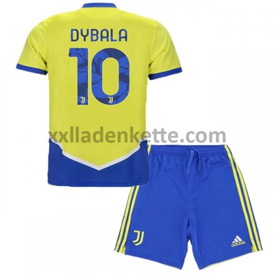 Fußballtrikot Juventus Turin Paulo Dybala 10 Kinder Ausweich 2021-2022 Kurzarm
