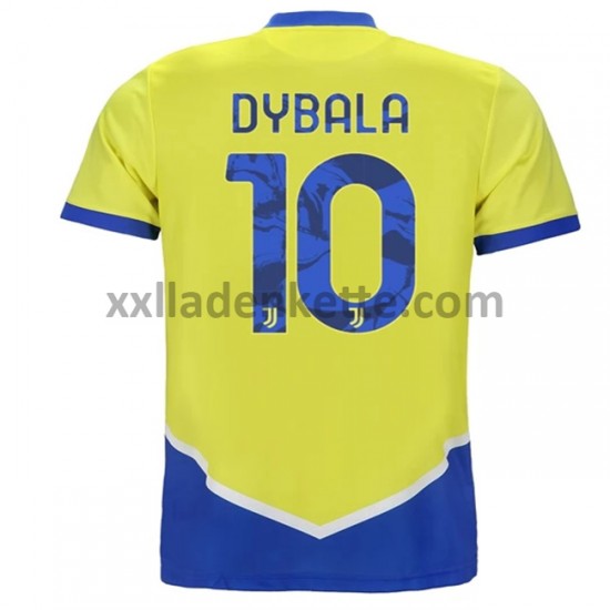 Fußballtrikot Juventus Turin Paulo Dybala 10 Ausweich 2021-2022 Kurzarm