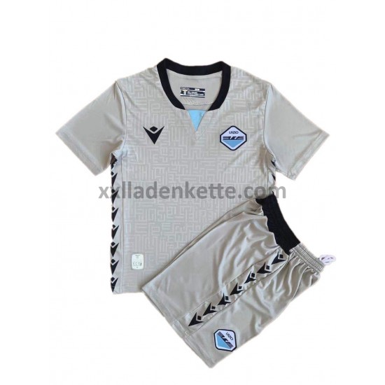 Fußballtrikot Lazio Rom Torwart Kinder Heim 2021-2022 Kurzarm
