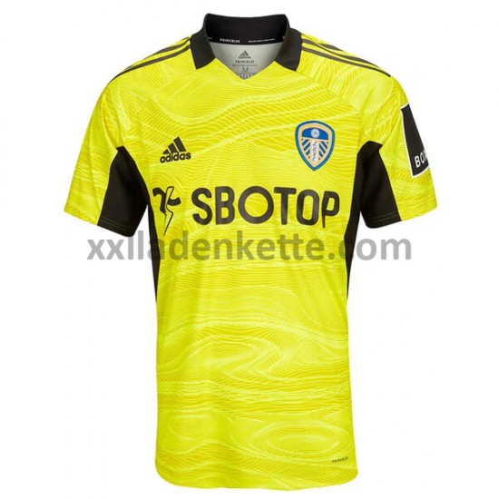 Fußballtrikot Leeds United Torwart Ausweich 2021-2022 Kurzarm