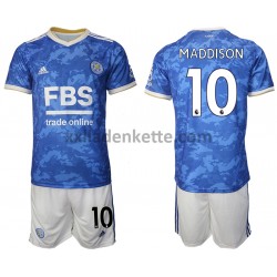 Fußballtrikot Leicester City James Maddison 10 Kinder Heim 2021-2022 Kurzarm