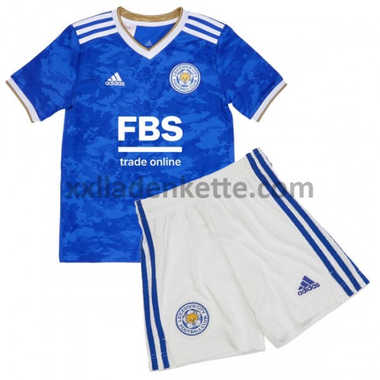 Fußballtrikot Leicester City Kinder Heim 2021-2022 Kurzarm