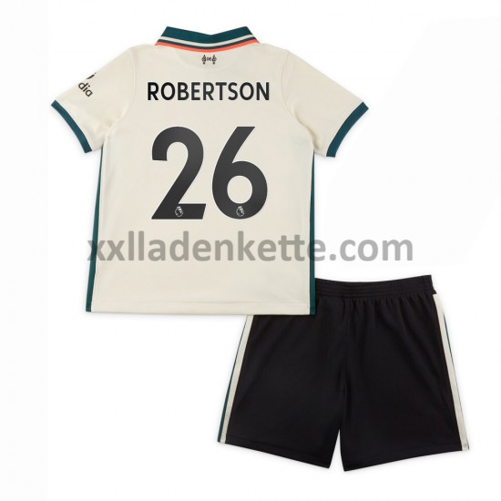 Fußballtrikot Liverpool Andrew Robertson 26 Kinder Auswärts 2021-2022 Kurzarm
