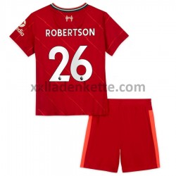 Fußballtrikot Liverpool Andrew Robertson 26 Kinder Heim 2021-2022 Kurzarm