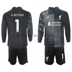 Fußballtrikot Liverpool Torwart A.BECKER 1 Kinder Ausweich 2021-2022 Langarm