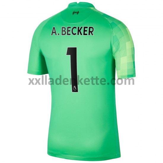 Fußballtrikot Liverpool Torwart A.Becker 1 Heim 2021-2022 Kurzarm