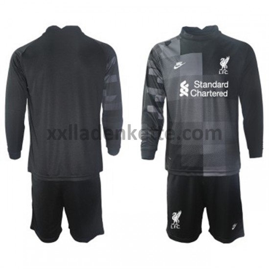Fußballtrikot Liverpool Torwart Kinder Ausweich 2021-2022 Langarm